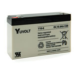 Yuasa Yuvolt Yucel Y10-6 Valve Regulated Lead Acid SLA Battery 6V 10.0Ah