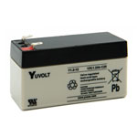 Yuasa Yuvolt Yucel Y1.2-12N Valve Regulated Lead Acid SLA Battery 12V 1.2Ah