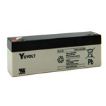 Yuasa Yuvolt Yucel Y2.1-12 Valve Regulated Lead Acid SLA Battery 12V 2.1Ah