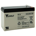 Yuasa Yuvolt Yucel Y9-12 Valve Regulated Lead Acid SLA Battery 12V 9Ah