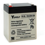 Yuasa Yuvolt Yucel Y5-12L Valve Regulated Lead Acid SLA Battery 12V 5.0Ah