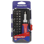 WorkPro WP200517 Universal Torque wrench bit set Ratcheting screwdriver set