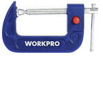 WorkPro WP232022 Quick clamp 75mm span 75mm nosing length screw clamps