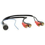 ACV 13-1352-50 ISO car radio cable active Compatible with Volvo vehicles