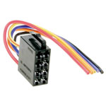 ACV 1433-02 ISO plug set black plastic durable design