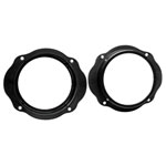 ACV 271114-08 Speaker rings for Ford  White Plastic Set of 2
