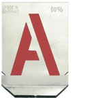 Alarm Werkzeuge 56036885 Letter stencils 50mm High
