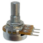 Alpha RV16AF-20-15R-B5K Slide Potentiometer black plastic 20mm travel