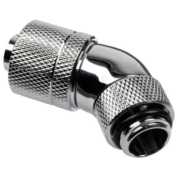 Alphacool 17151 HF Anschluss elbow G1/4 Zoll AG to 13/10mm 45 degr...