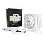 BeQuiet BL100 LIGHT WINGS White 120mm PC fan inc RGB lighting & control