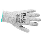 BJZ A-64489 2992380 ESD Gloves Antistatic Polyester Grey