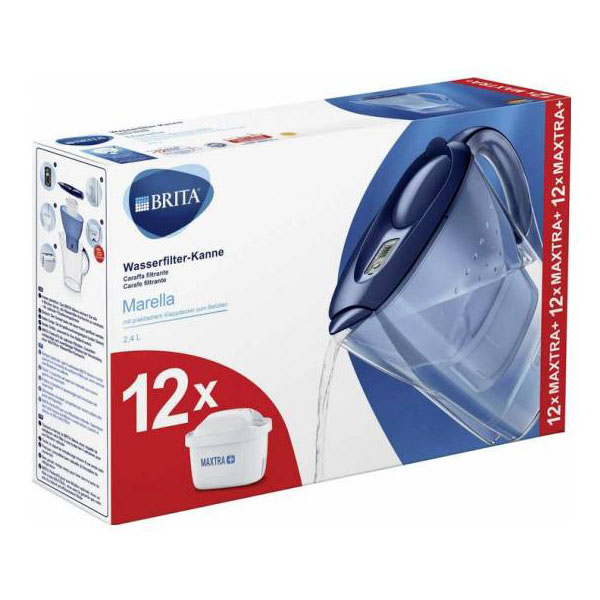 Brita 125978 Brita Marella Water-saver filter set Blue 2.4 l incl....
