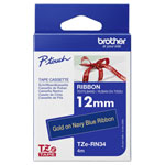 Brother TZERN34 Label Tape White on Black 12mm 8m Durable and Reliable