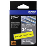 Brother TZESL651 Tape Black on Yellow Flexible 24mm x 8m