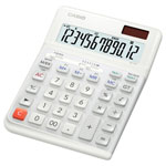 Casio DE-12E-WE 2758057 Calculator White 12-digit large display