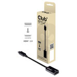 Club3D CAC-1080 Audio Video Adaptor Black Connects video sources seamlessly