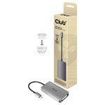 Club3D CAC-1510 CAC-1180 DisplayPort Adapter Black 1x DP plug 1x HDMI socket