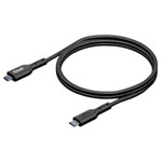 Club3D CAC-1526 USB Cable Assemblies USB-C to USB-A Black 10cm