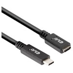 Club3D CAC-1529 USB Cable USB-C to A M/M 5Gbps Black 1m