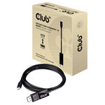 Club3D CAC-1557 Cable Extension M/M Black 40cm USB Type-C 3.2 Gen 2