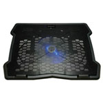Conceptronic THANA05B Laptop cooling stand Height-adjustable Black Plastic