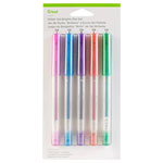 Cricut 2004026 Explore/Maker Gel Pen Set Medium Point Glitter Brights 5-Pack