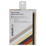 Cricut 2007180 Glitzer & Glam Card Set Colour Taupe Cream White