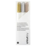 Cricut 2010010 Permanent markers 1.0mm set of 3 Gold Silver Copper