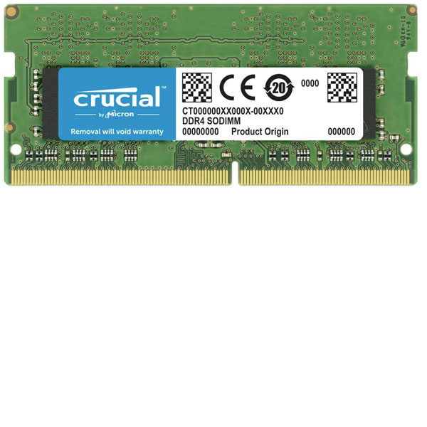 Crucial CT32G4SFD832A Memory Card 32GB DDR4 SODIMM 3200MHz CL22 Non-ECC ...