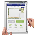 Deflecto SFA3S Folding frame Silver A3 size 326x450x15mm 1 piece