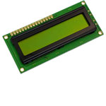 Display Elektronik DEM16213SYH LCD Display16x2 Pixel 80x36x6.6mm
