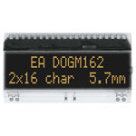 DISPLAY VISIONS EADOGM162S-A Dot Matrix Display 2x16 STN Blue Graphics LCD