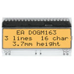 DISPLAY VISIONS EADOGM163W-A Dot Matrix Display 3x16 characters White LED Back