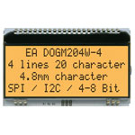 DISPLAY VISIONS EADOGM204W-A Dot Matrix Display 20x4 White Background