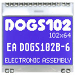 DISPLAY VISIONS EADOGS102B-6 LCD Display 39x41x2mm WxHxD