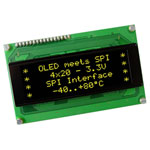 DISPLAY VISIONS EAW204-XLG 2291114 Dot Matrix Display with bright LED Backlight