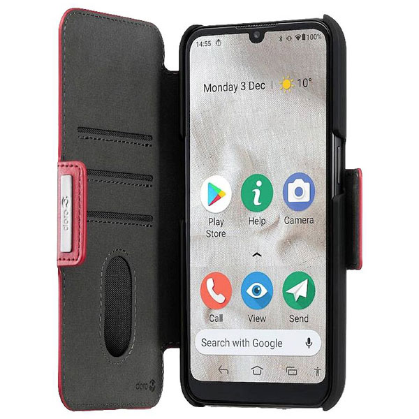 Doro 380264 Wallet Case Doro 8100 Red