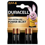 Duracell 151256 Plus Power Boost AAA battery Alkali-manganese 1.5 V 4 pcs