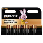 Duracell 151260 Plus Power Boost AAA battery Alkali-manganese 1.5 V 10 pcs