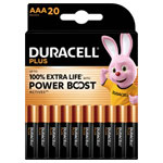Duracell 151282 Plus Power Boost AAA battery Alkali-manganese 1.5V 20 pcs
