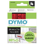 DYMO S0720970 D1 Labelling tape Red Black 24 mm x 7 m Label Machines Tapes