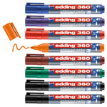 Edding 4-360-8-S2999 Pens versatile markers black quick-dry ideal surfaces