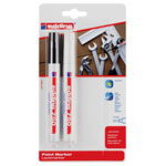Edding 4-750-2-3999 Edding 750 Paint Marker Black/White 2 mm/4 mm