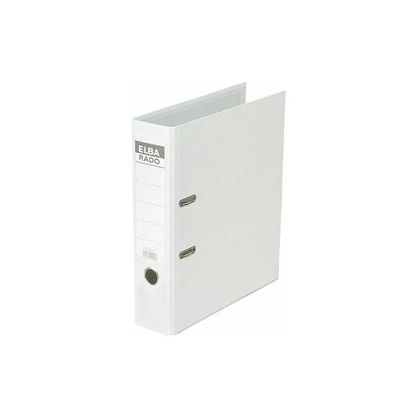 Elba 100022618 Folder Rado A4 White 80mm Spine 2 Brackets