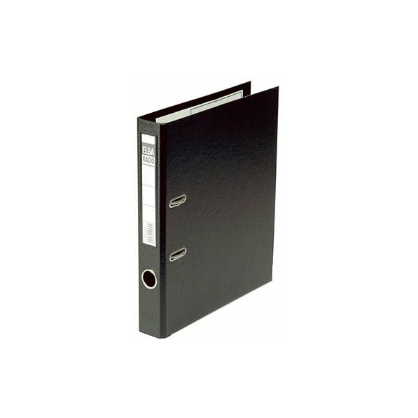 Elba 100022624 Elba Folder A4 Black Plastic 50 mm Spine 2 Brackets