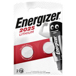 Energizer E301021501 Lithium CR2025 Button cells 3V 163mAh Pack of 2