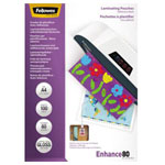 Fellowes 5302202 laminate sheets A4 80 micron glossy 100 pcs