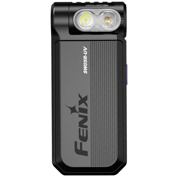 Fenix FESW05RUV SW05R-UV LED Torch schwarz 49h runtime 55g weight