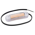 Fristom 90047 End marker light Open cable ends 12 V/24 V Orange Transparent