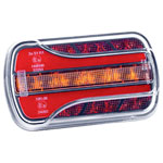 Fristom FT-350 LED Trailer Tail Light Open Cable Ends 12/24/36V DC
